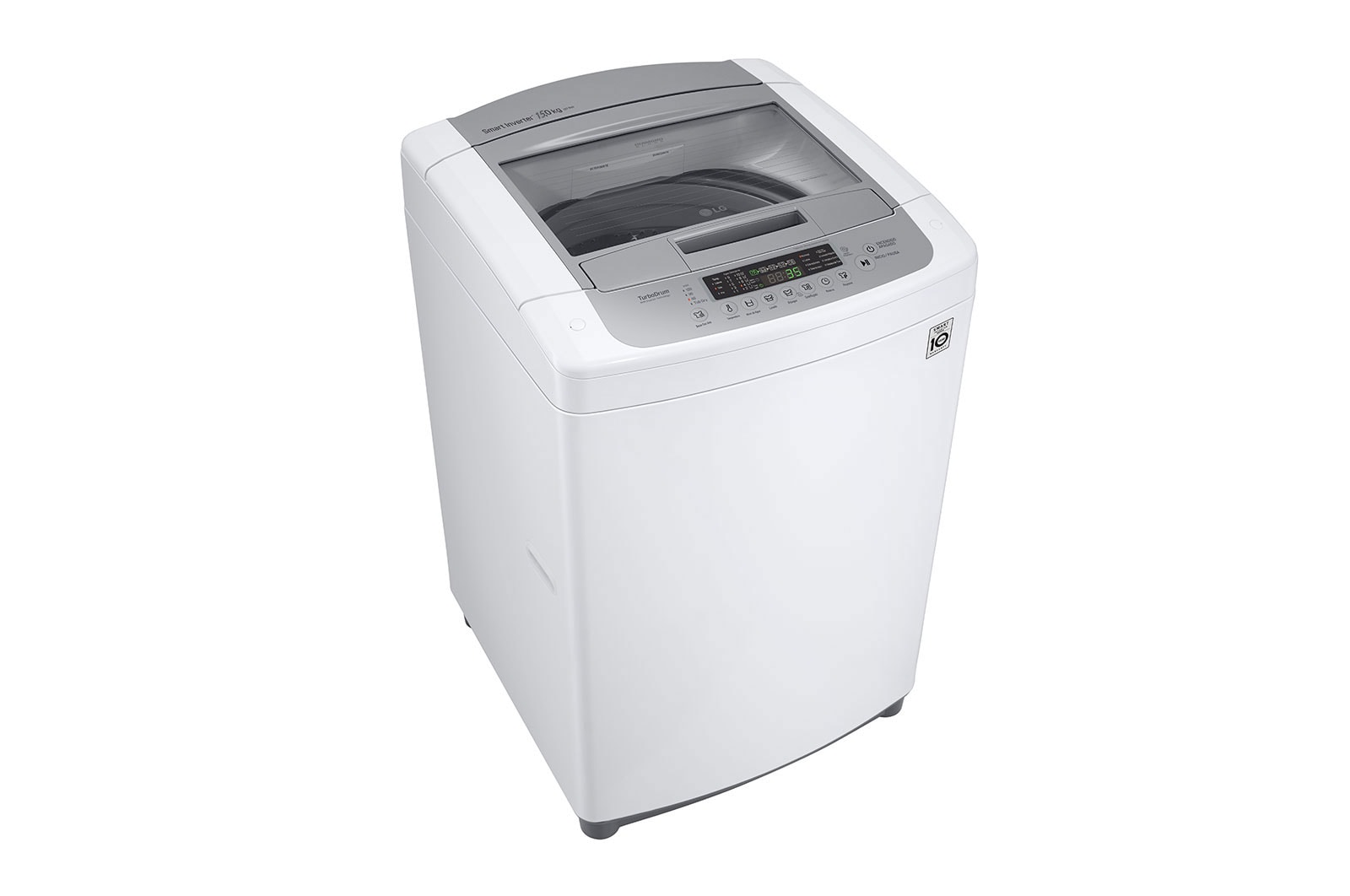 LG Lavadora Carga Superior 19Kg  Motor Inverter TurboDrum™ Smart Diagnosis™ Blanco, WT19WPBK