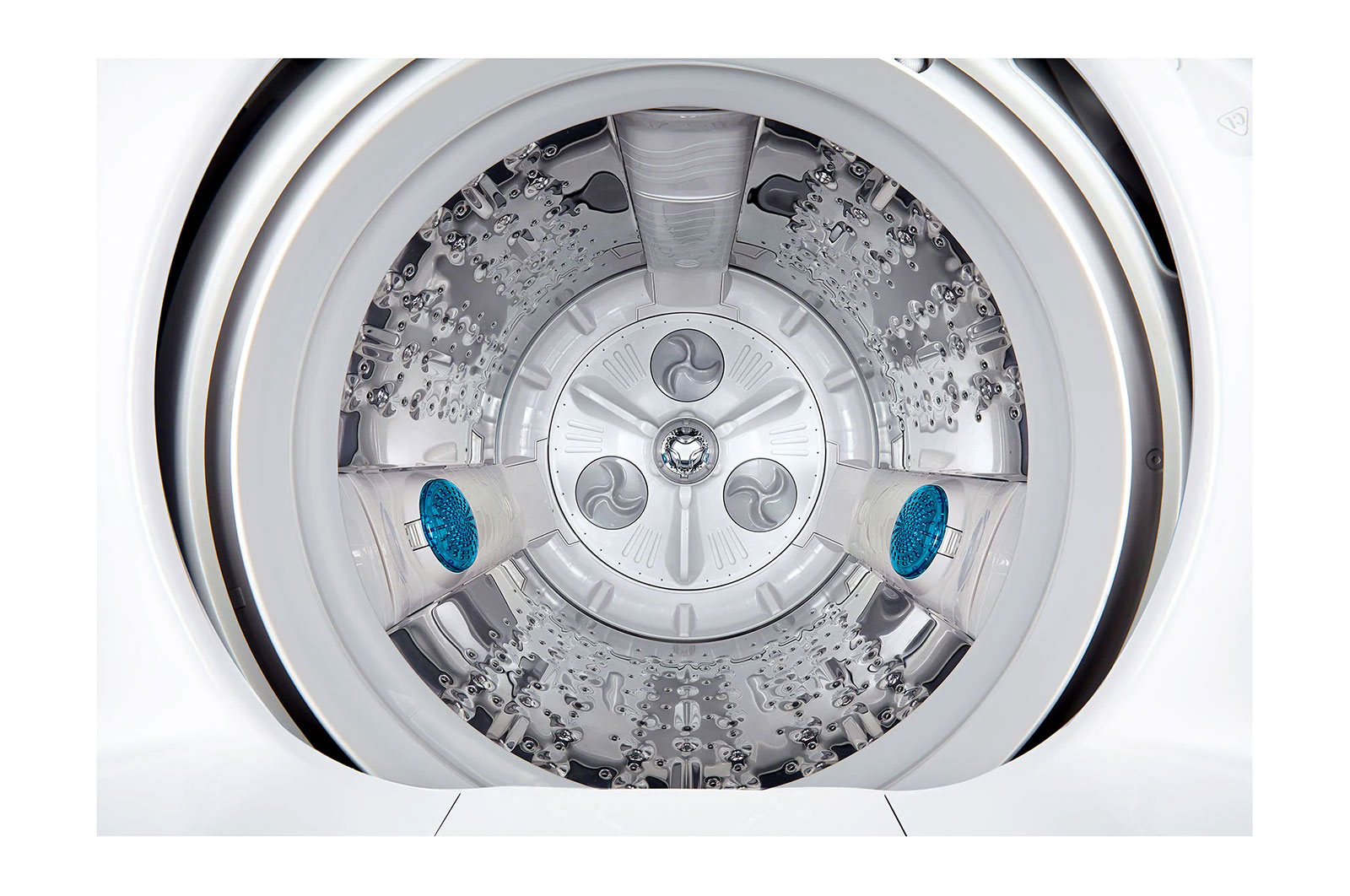 LG Lavadora Carga Superior 19Kg  Motor Inverter TurboDrum™ Smart Diagnosis™ Blanco, WT19WPBK