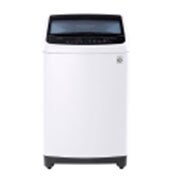 Front view of 19kg Lavadora Carga Superior, Smart Inverter, Smart Motion, TurboDrum™, Color Blanco WT19WSBP