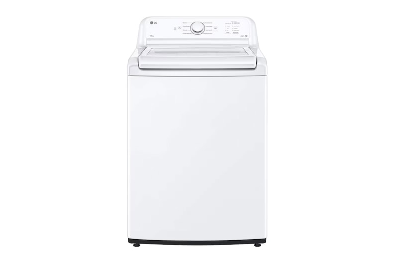 Front view of Lavadora LG Carga Superior 4-Way™ 19 kg WT19WT6HKA