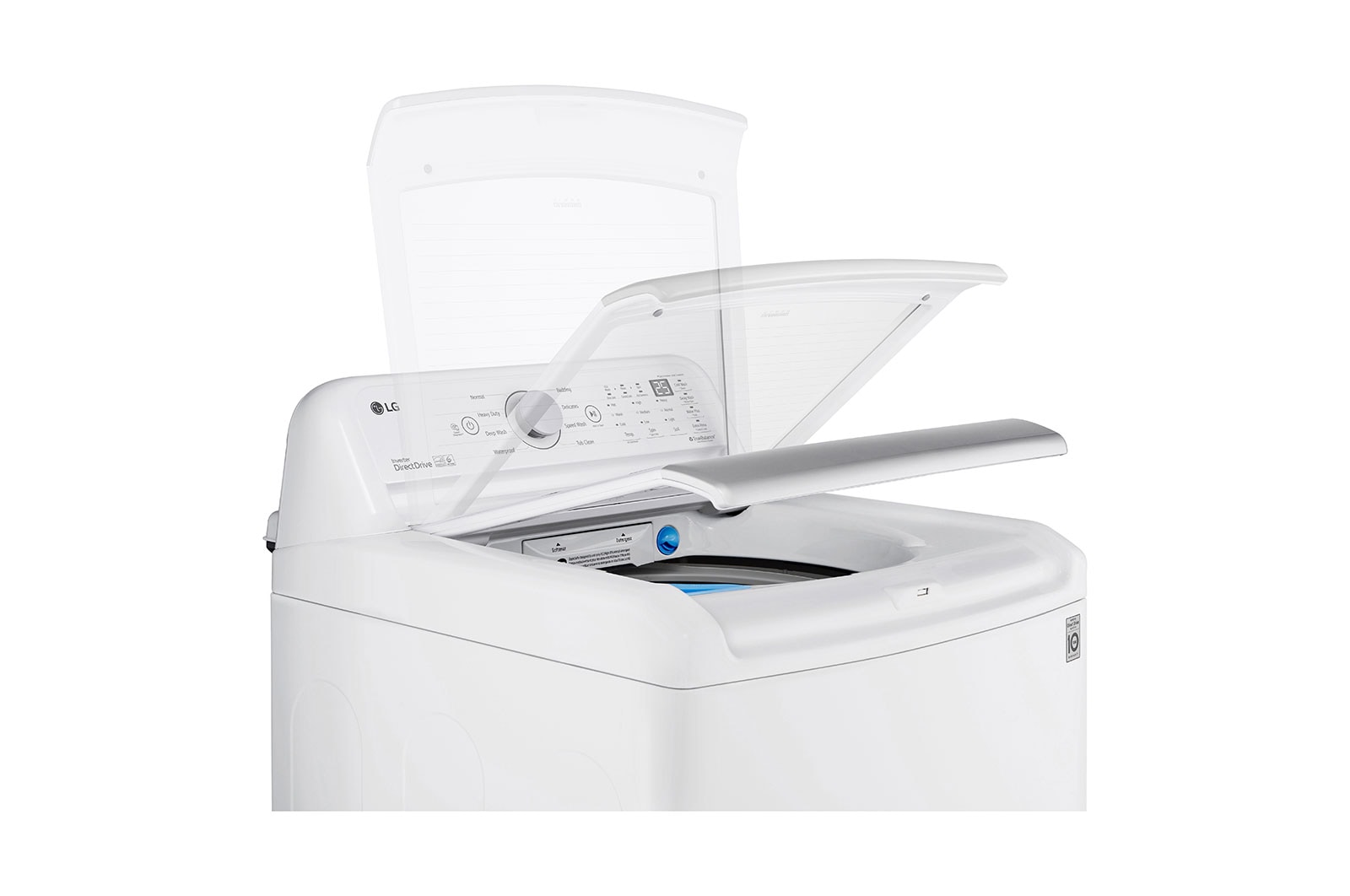 LG Lavadora LG Carga Superior Inverter DD con sistema 6 Motion DD 25 Kg - Blanco, WT25WT6HK