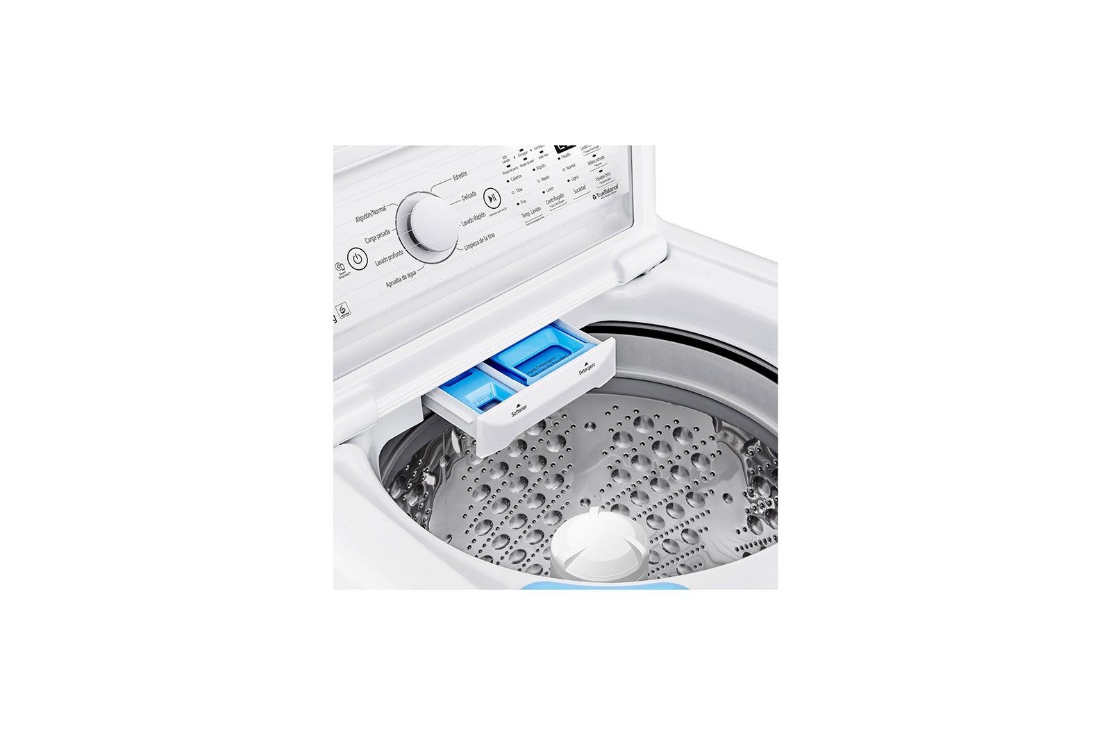 Detergent port view