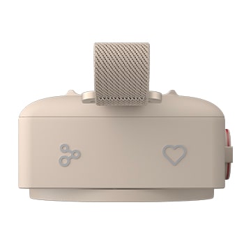Parlante LG Xboom Mini gris apagado y producir 