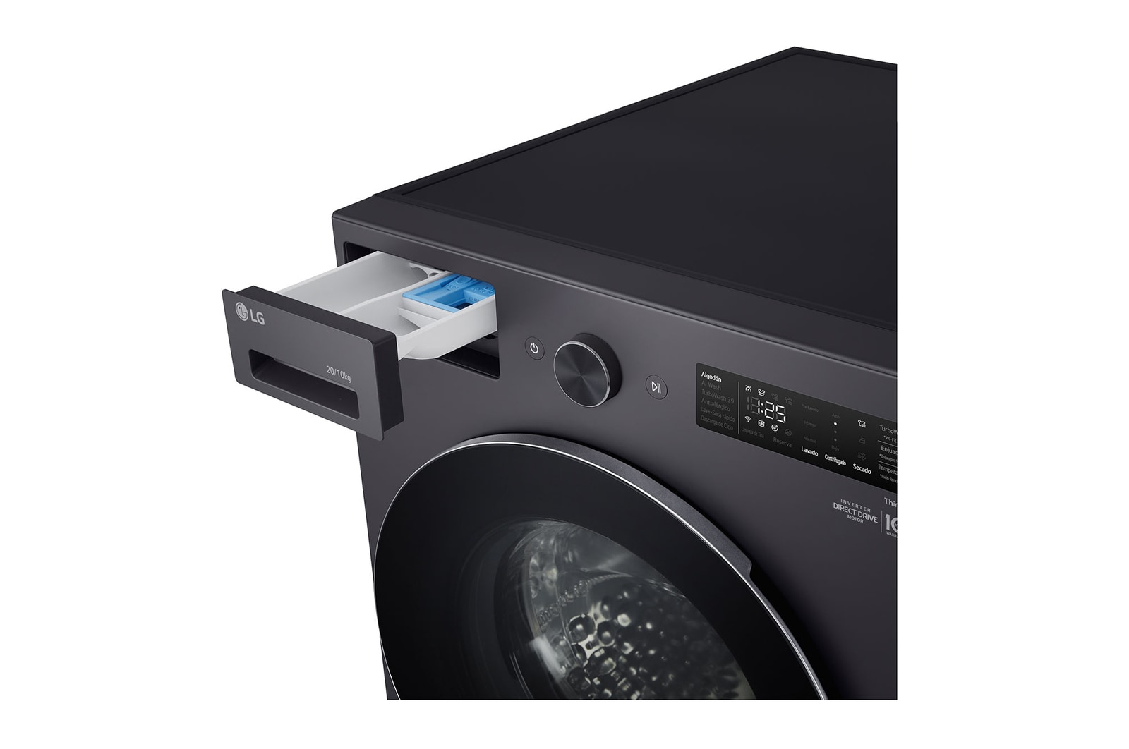 Detergent port view