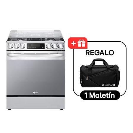Cocina LG con Freidora de Aire y ThinQ™, Acero Inoxidable LRGL5845S