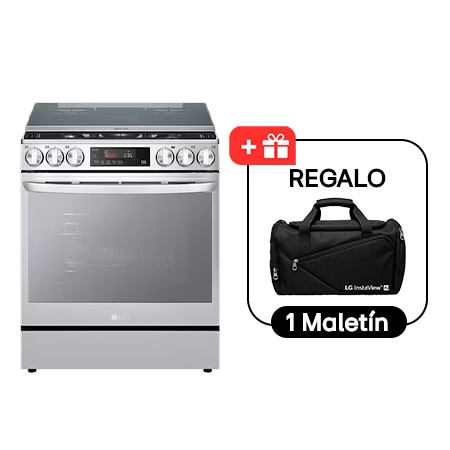 Cocina LG con InstaView y Freidora de Aire, Acero Inoxidable LRGL5847S