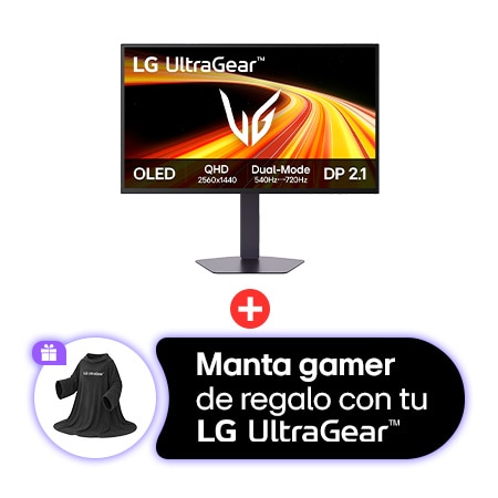 Monitor Gamer LG UltraGear OLED QHD de 27 pulgadas 4.ª generación | 27GX790B con Dual-Mode (720Hz a HD, 540Hz a QHD), 0,02ms (GtG), DP 2.1, VESA DisplayHDR™ True Black 500 27GX790B