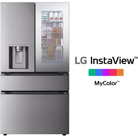 Refrigeradora LG French Door 630L Instaview™, MyColor™ y Dual Craft Ice™ GM81SXD