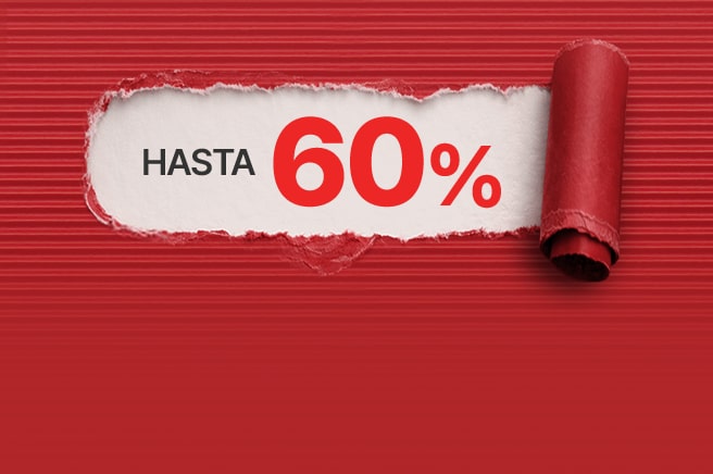 Banner promocional de "Hot Deals" con hasta un 60% de descuento durante la campaña Member Days.