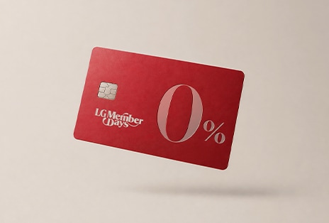 Ícono de tarjeta de crédito roja con distintivo de 0%. Indica el beneficio de hasta 24 cuotas sin intereses, disponible únicamente para tarjetas de crédito de Interbank, BBVA, Diners, BCP, Visa y Scotiabank.