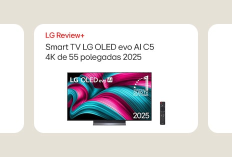 Imagen de ejemplo de compra de un Smart TV LG OLED evo AI C5 de 55 pulgadas 2025.	