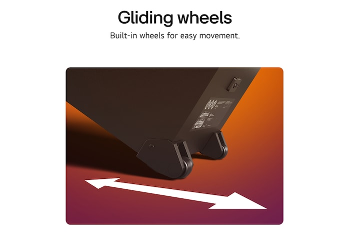 USP card: Gliding wheels
