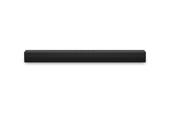 Front view of soundbar