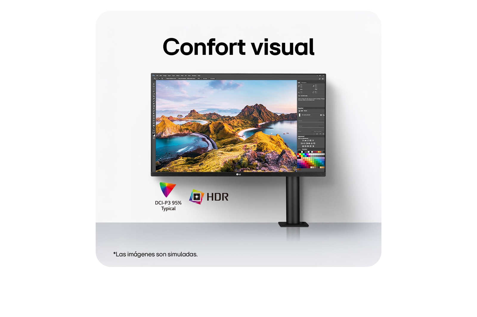 LG Monitor IPS Ergo UHD 4K de 31,5" con USB-C, 32UN880K-B