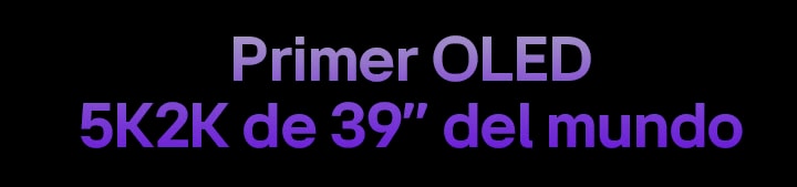 World's first 39-inch 5K2K OLED