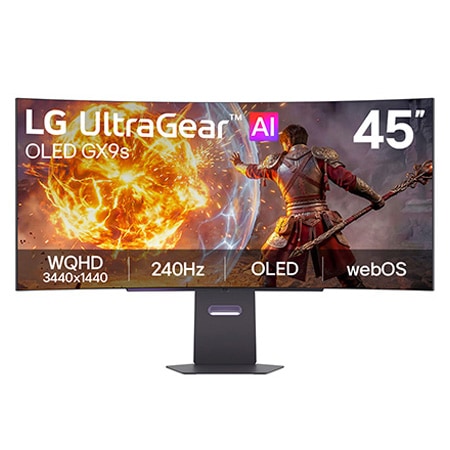 Monitor Gamer OLED UltraGear™ GX9s de 45 pulgadas con tecnología webOS 45GX90SB-B