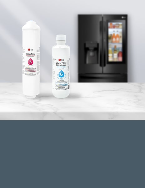 Esta es una imagen del filtro de agua para refrigerador LG.