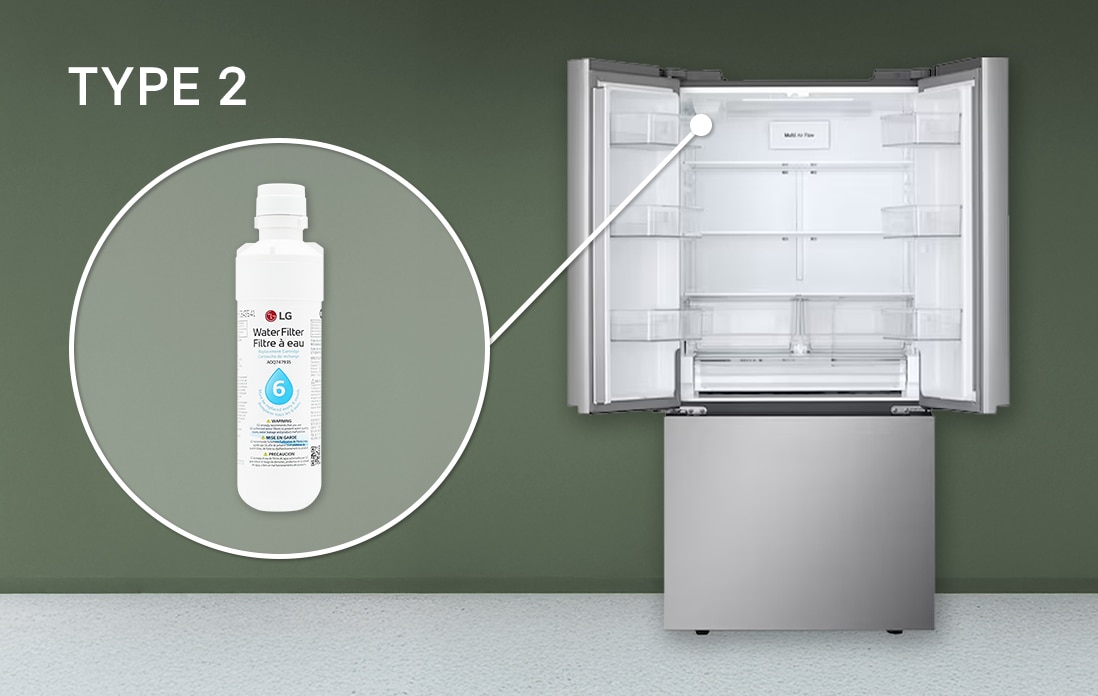 Dependiendo del modelo de refrigerador que utilices, puede haber diferentes tipos de ubicaciones para los filtros.