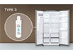Dependiendo del modelo de refrigerador que utilices, puede haber diferentes tipos de ubicaciones para los filtros.