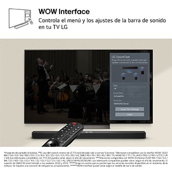 Front view of LG Soundbar S60TR