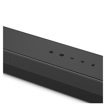 Angled view of LG Soundbar S60TR's back