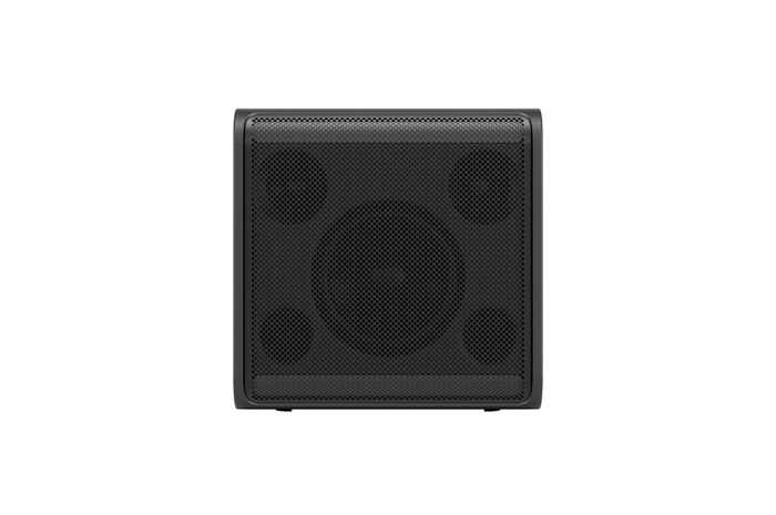 Vista frontal de LG xboom Stage 301 de will.i.am | Altavoz Bluetooth portátil | xboom Signature Sound con fiestas y actuaciones