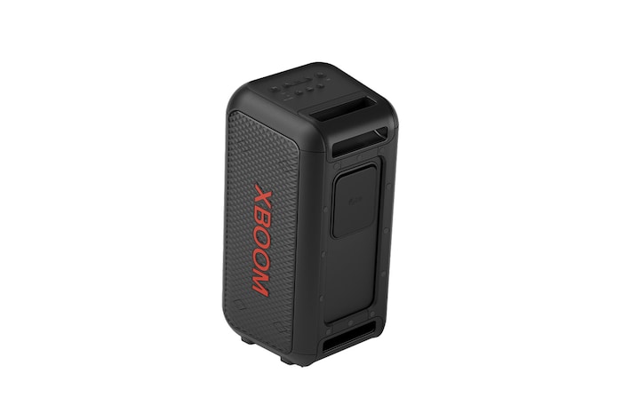 45-degree angle of back view. Showing handles.