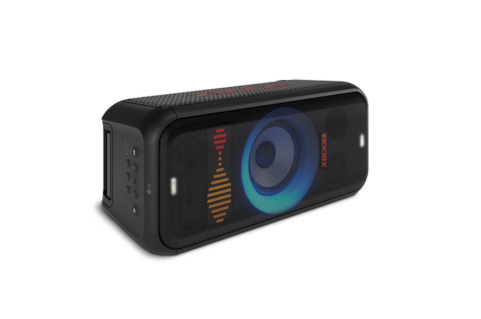 Ángulo horizontal del producto. Todas las luces encendidas.