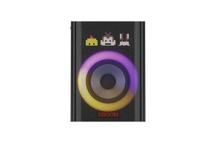 Primer plano de la Iluminación de Anillo Multicolor e Iluminación Pixel Dinámica.