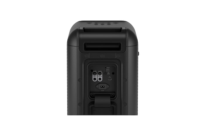 Primer plano del panel de control.