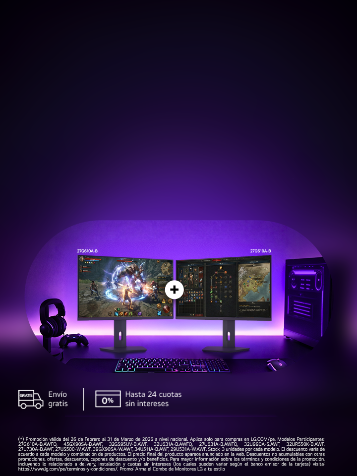 Monitor Dual, monitor doble, monitor LG, monitor extra