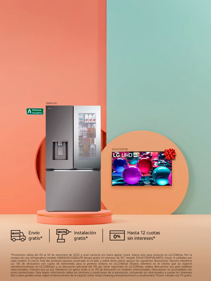 Compra una Refri LG y llévate GRATIS un Smart TV LG