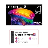 83" LG OLED evo AI C6 4K Smart TV 2026