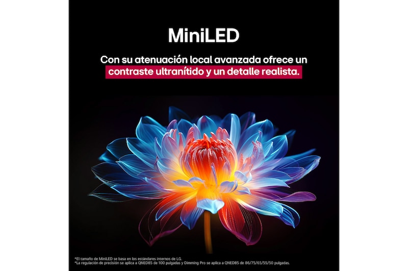 Flor holográfica en 3D con diferentes sombras y tonos sobre fondo negro.