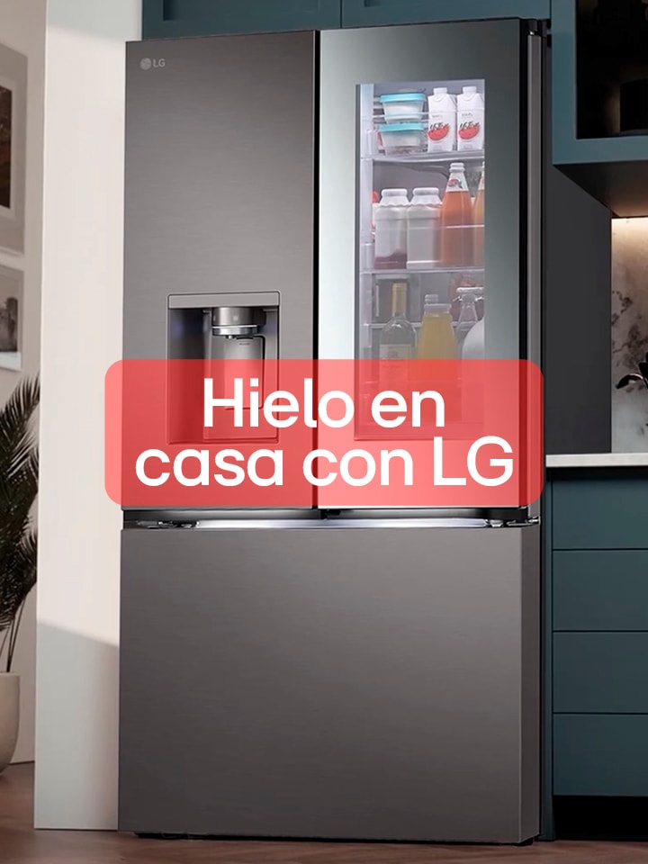Hielo en casa con LG