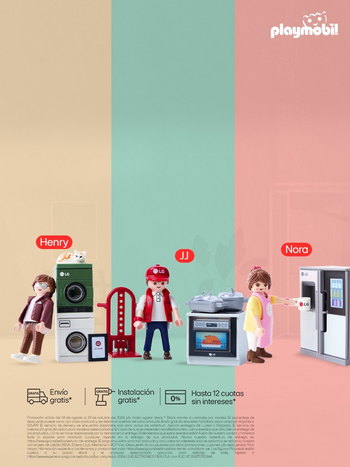 Playmobil ⭐️ Promocional Electrodoméstico LG 71313