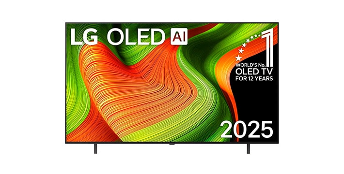 Vista frontal del OLED de LG