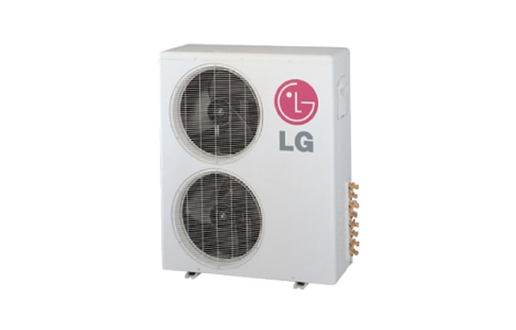 Vista frontal de Unidad Exterior MPS L8UH100BFA2 Aire Acondicionado 100,000 Btu/h con funciones de frío y calor L8UH100BFA2