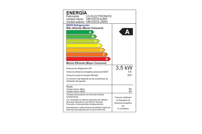 Energy label detail