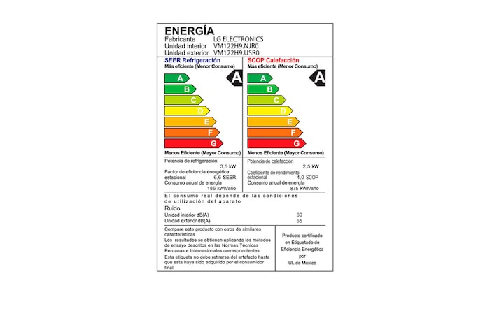 Energy label detail