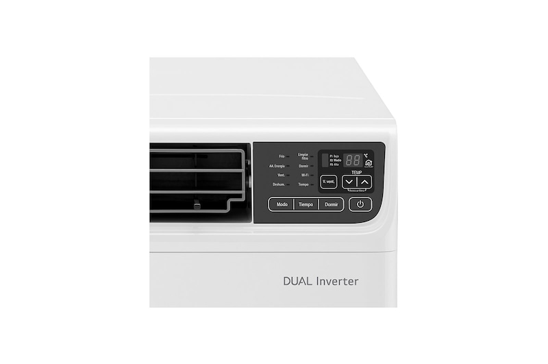 LG Aire Acondicionado de ventana DUAL Inverter Smart con Wi-Fi de 12,000 BTU, VW122CE
