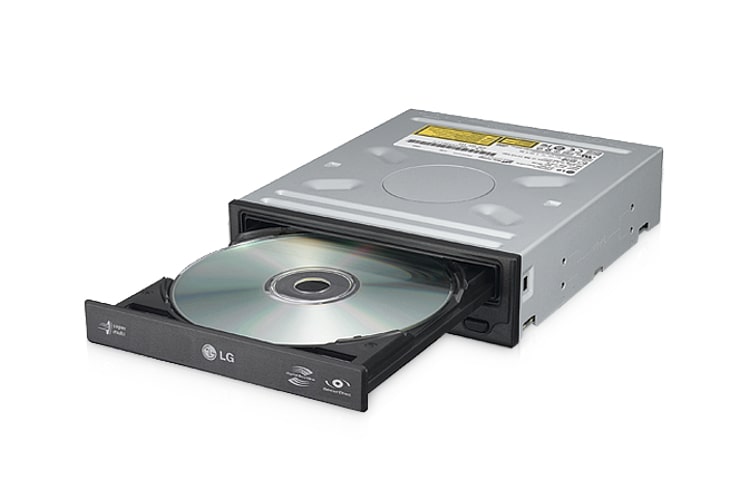 Vista frontal de Unidad óptica Interna con tecnología Secure Disc. GH22NS40