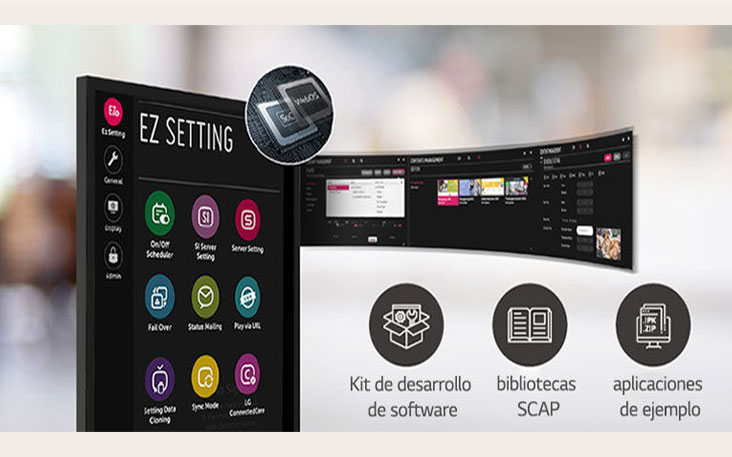 Ha mejorado la comodidad del usuario utilizando el SoC y webOS.	