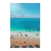 Vista frontal de Pantalla LED para exteriores para cruceros GNEB083-GN