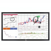 Vista frontal de Tablero táctil digital interactivo de 49" KT-T49E