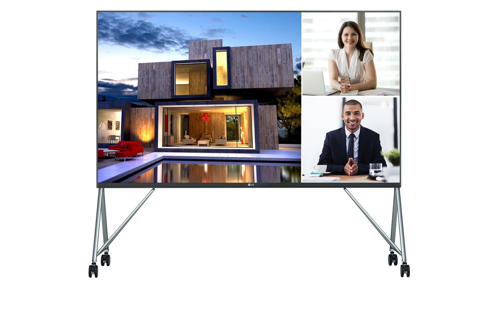 Vista frontal de Pantalla LED ALL-IN-ONE 130" LAA015FL7B1