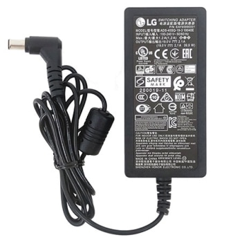 Vista frontal de Fuente de poder externa ADS-45SQ-19-3 para Monitor LG 27GL650F-B, 24GN600-B, 34WP550-B - EAY65890001 EAY65890001