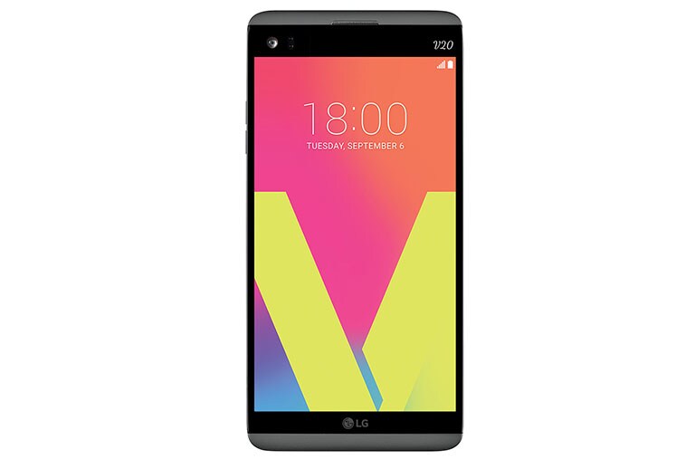 Vista frontal de LG V20 V20