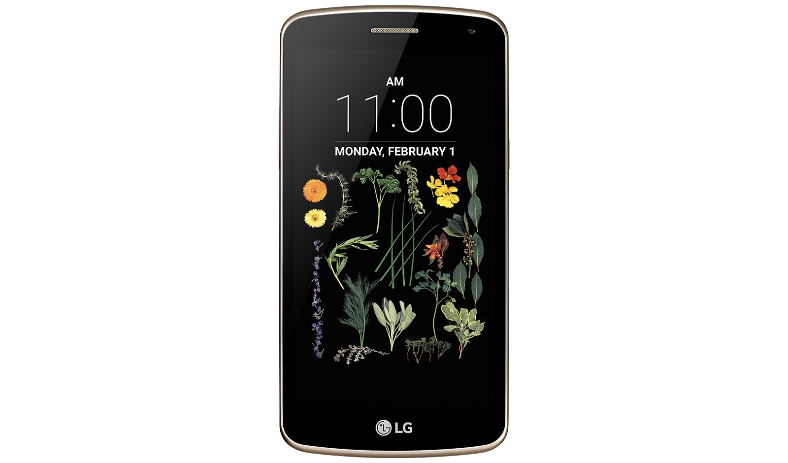 Vista frontal de LG K5 K5