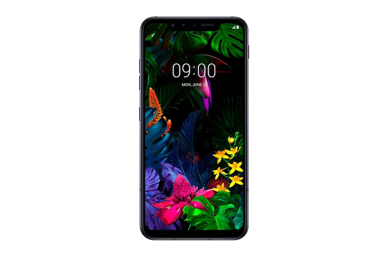 Vista frontal de LG G8s ThinQ LMG810EA